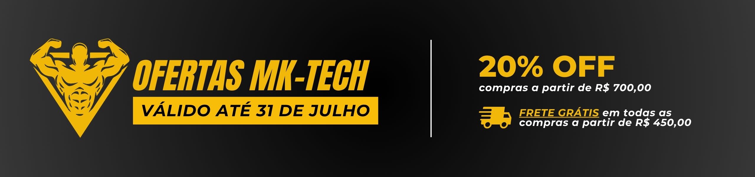 Ofertas MK-TECH que vão turbinar seu mês de julho!