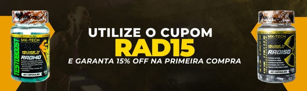 Garanta 15% na sua primeira compra de um dos produtos da família RAD: RAD 140 ou RAD 150